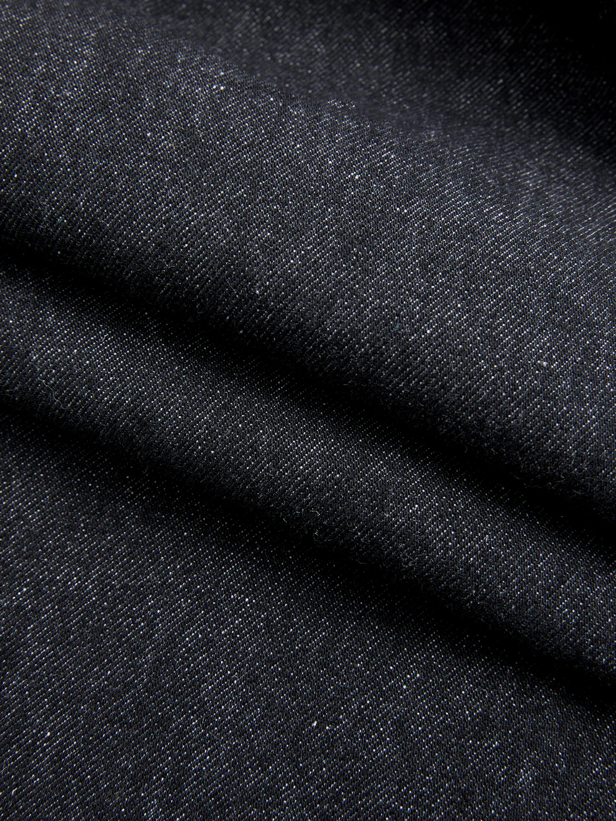 Asymmetric Denim Mid-Waist Straight -Leg Jeans - Image 3