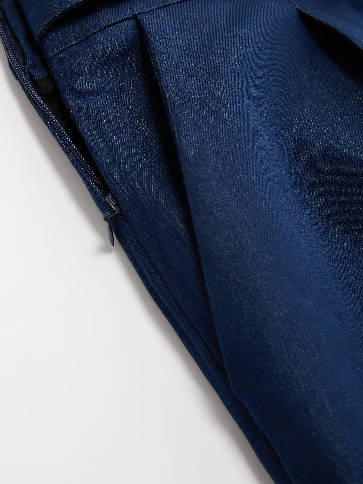 Asymmetrical Buckle-Belt Straight-Leg Pants - Image 5