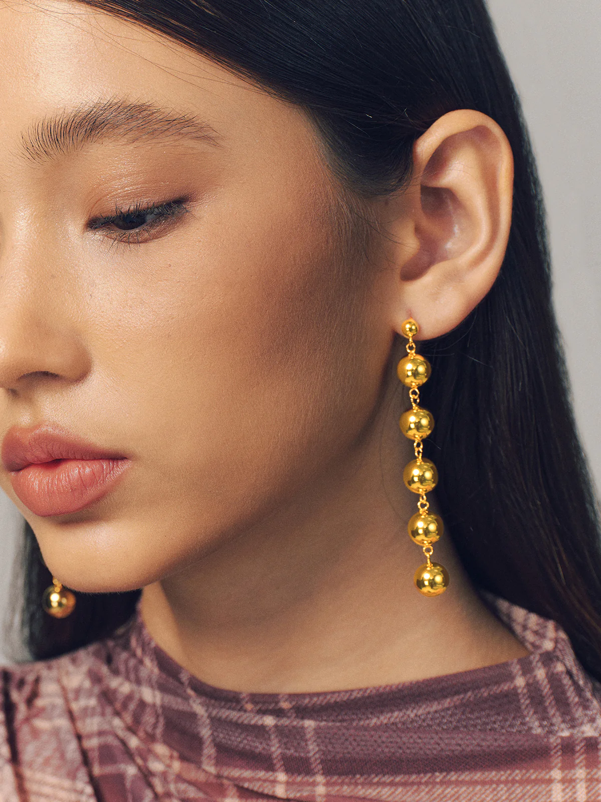 Beaded Drop Earrings - Image 2
