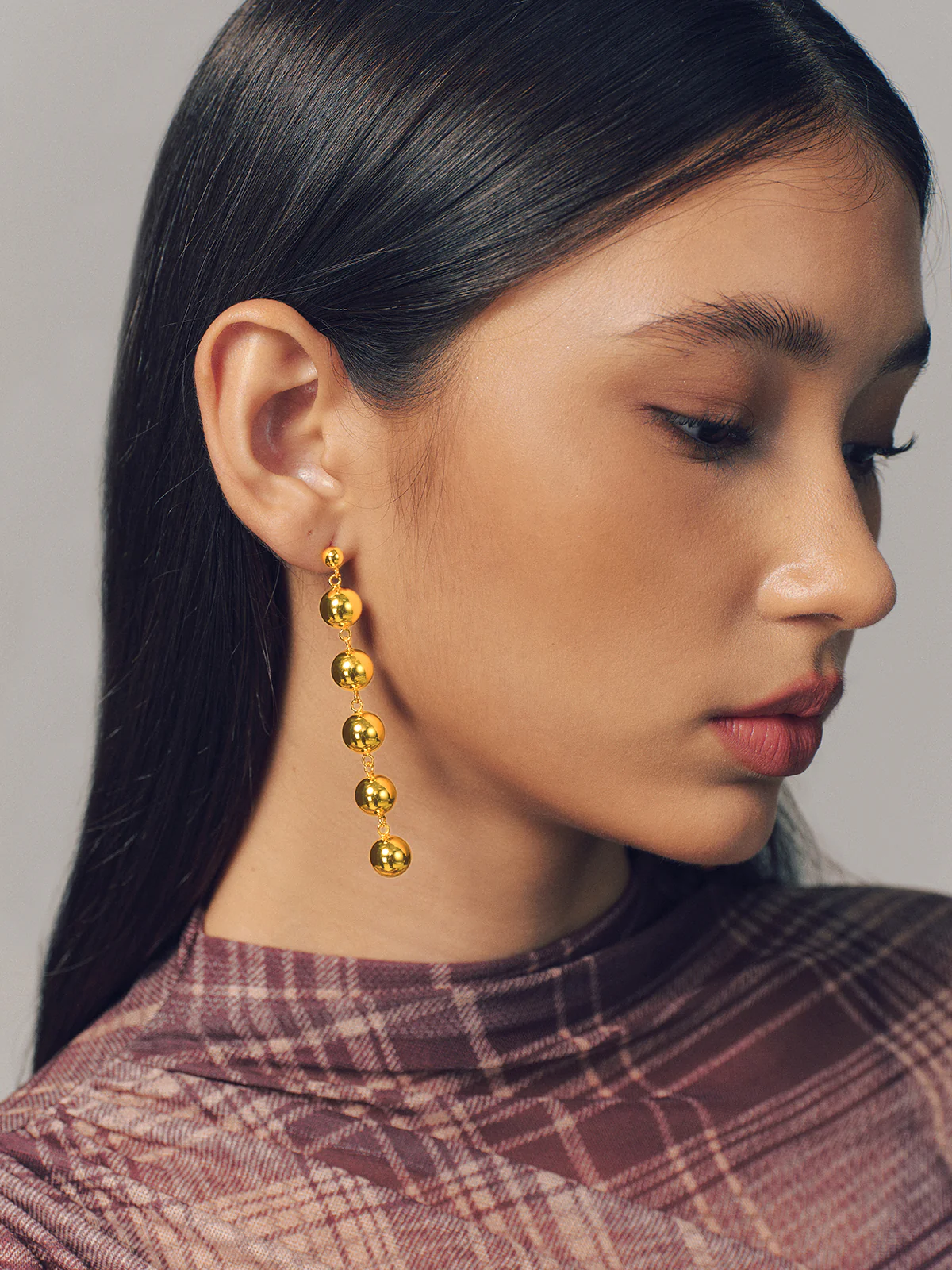 Beaded Drop Earrings - Image 3