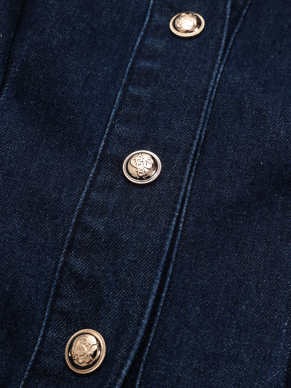 Belted Button-Front Denim Shirt Dress - Image 4