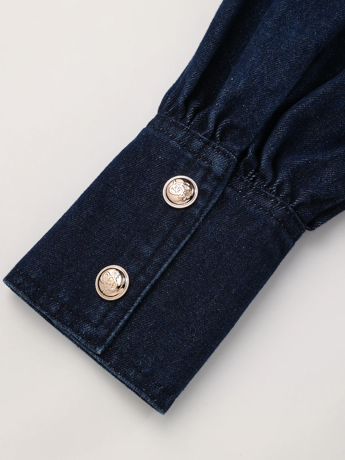 Belted Button-Front Denim Shirt Dress - Image 5