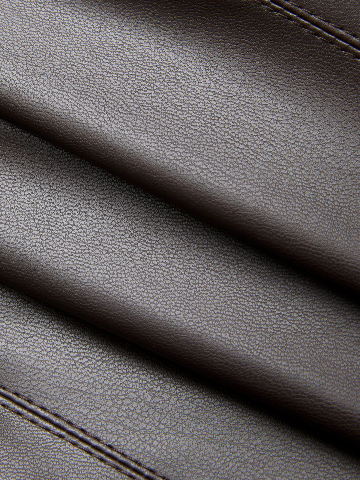 Belted Faux Leather Top - Image 3