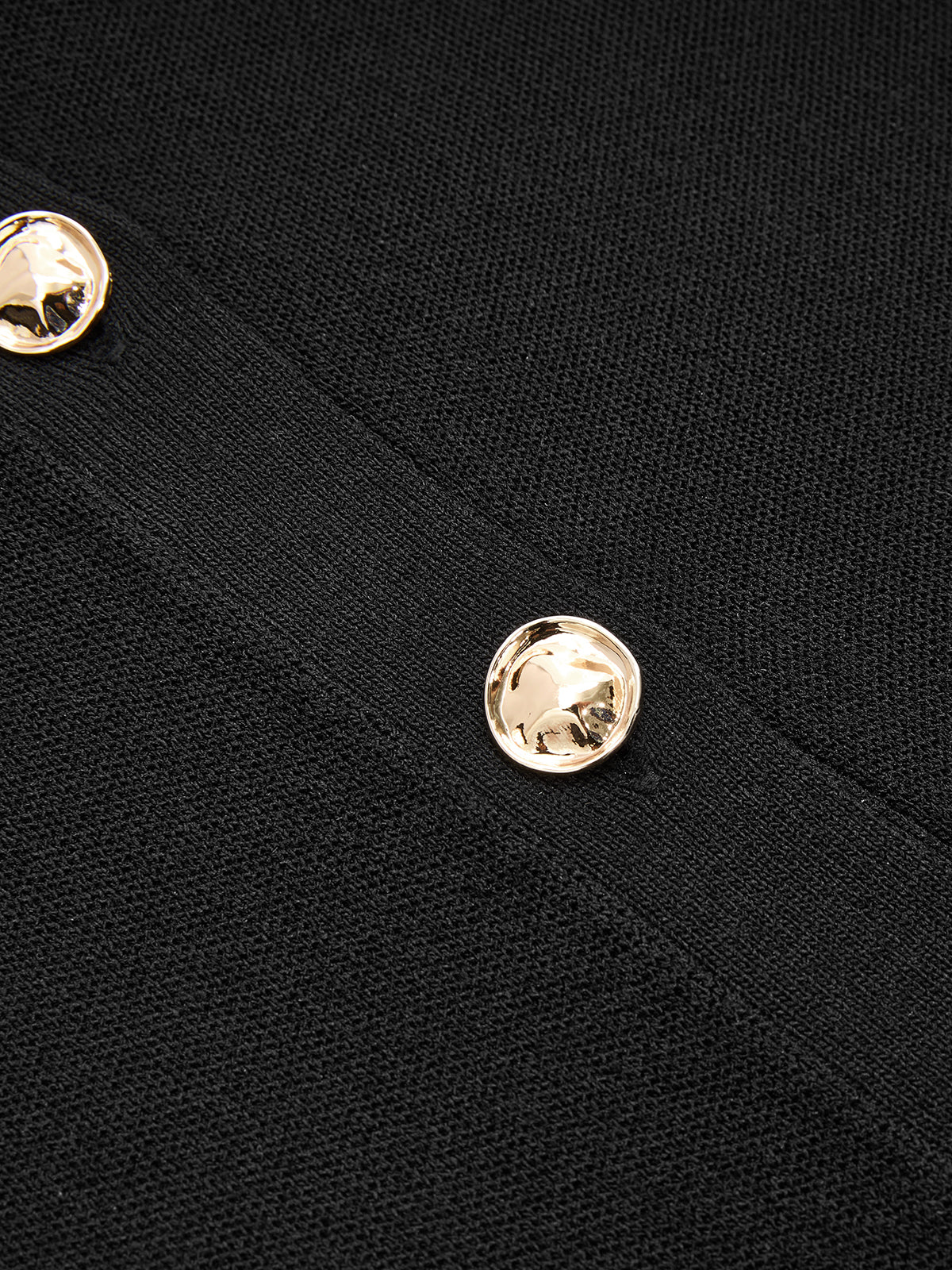 Belted Metal Button Top & Pleated Skirt Set - Image 8