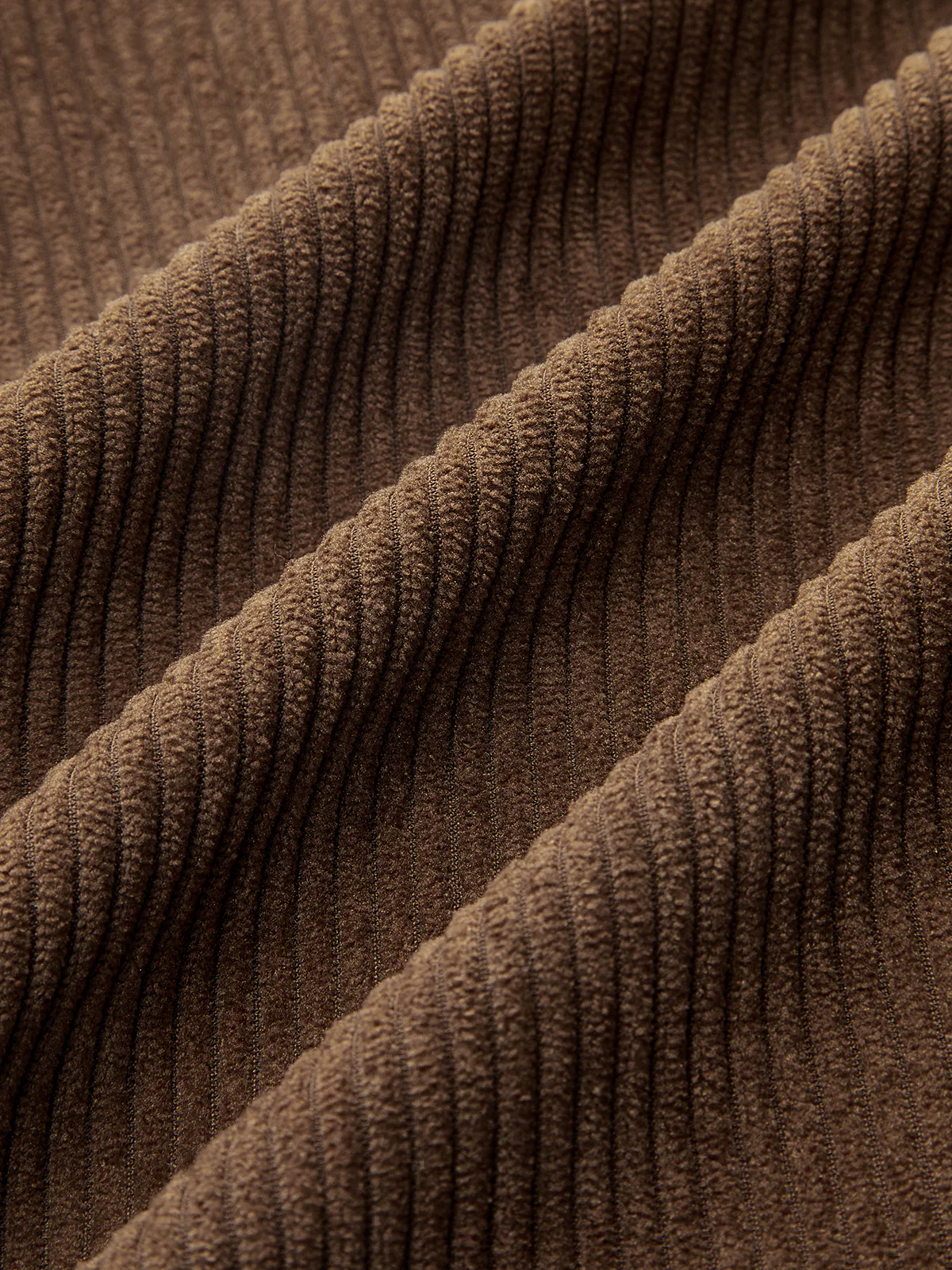 Belted Peplum Corduroy Balloon-Sleeve Top - Image 3