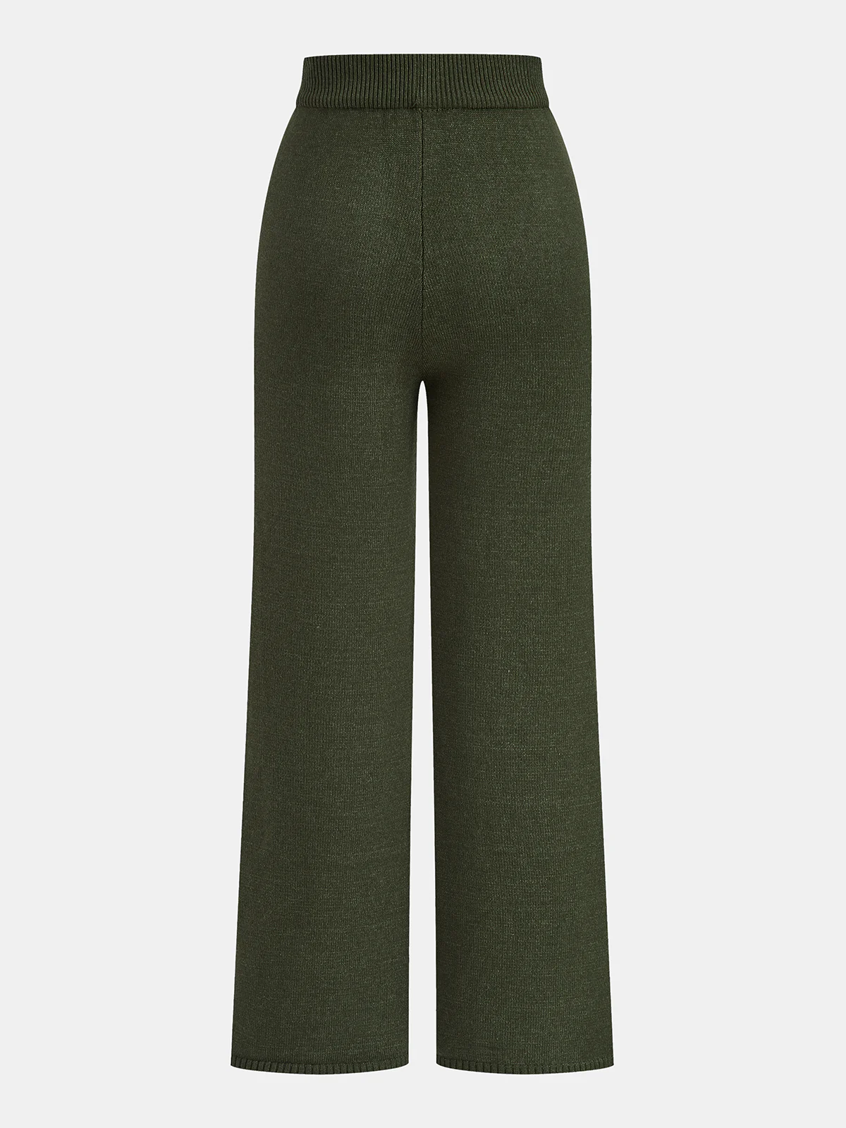 Cable Knit Sweater & Wide-Leg Pant Set - Image 5