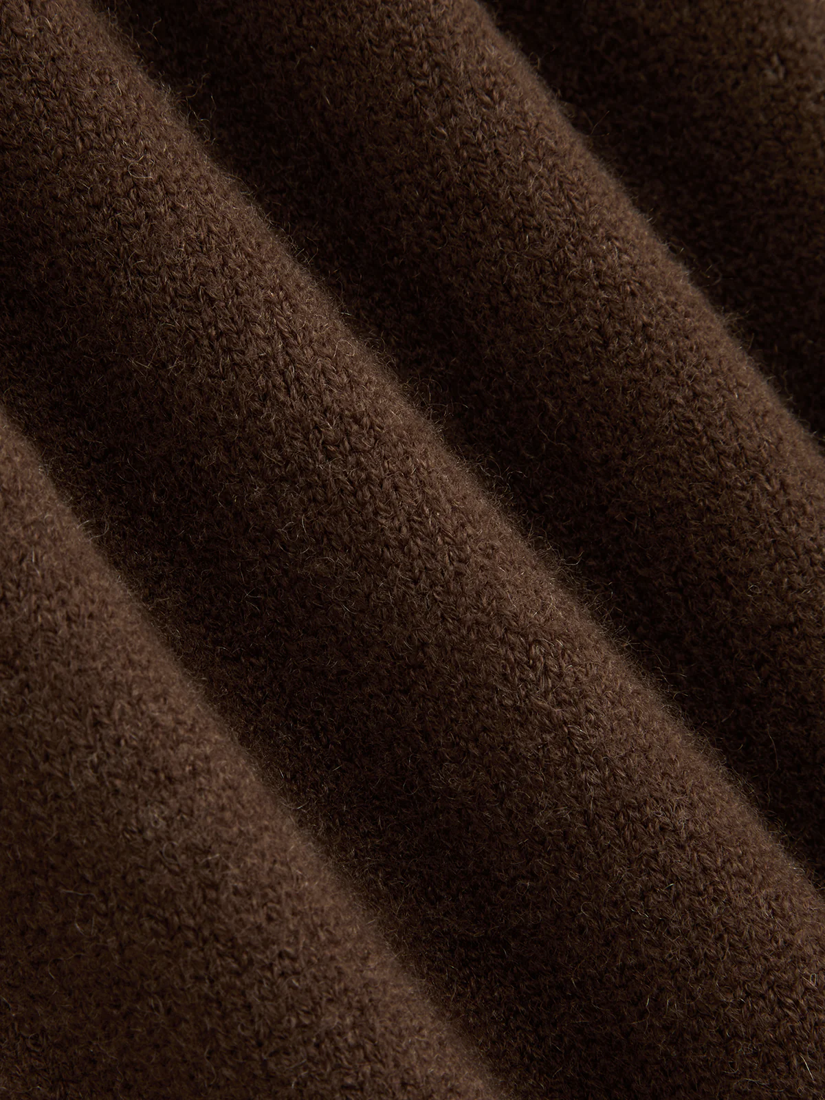 Contrast Trim Wool-Blend Cardigan with Metal Buttons - Image 5