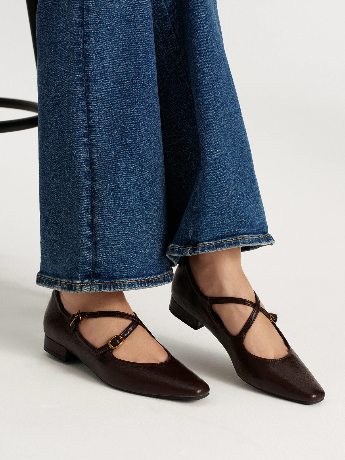 Crisscross Buckle Mary Jane Shoes - Image 2