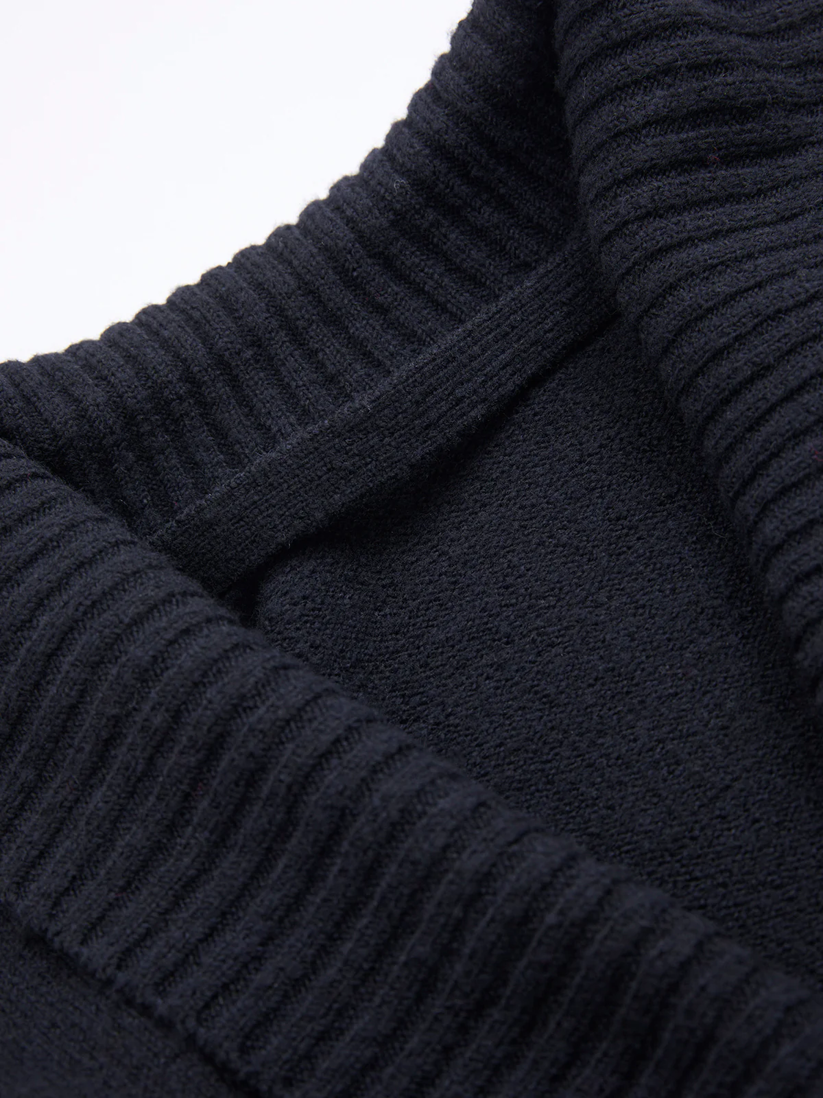 Deep V-Back Knit Sweater - Image 3
