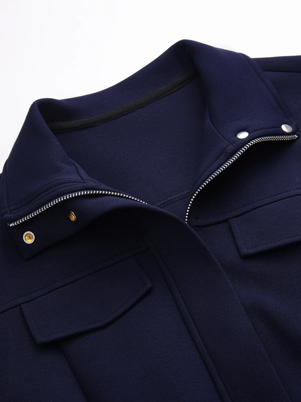 Drawstring-Waist Stand-Collar Jacket - Image 4