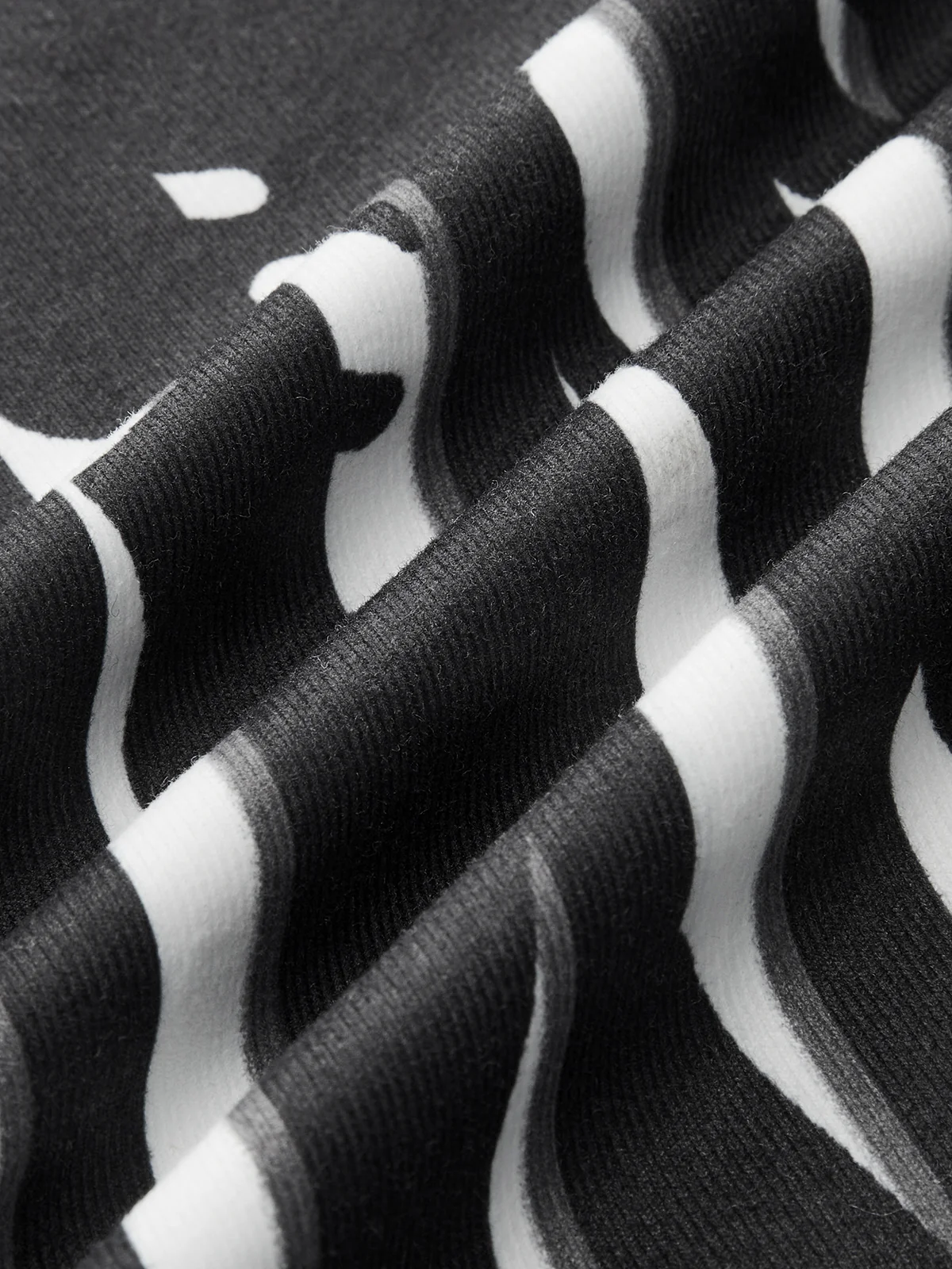 Geometric Print Mock Neck Long-Sleeve Top - Image 5