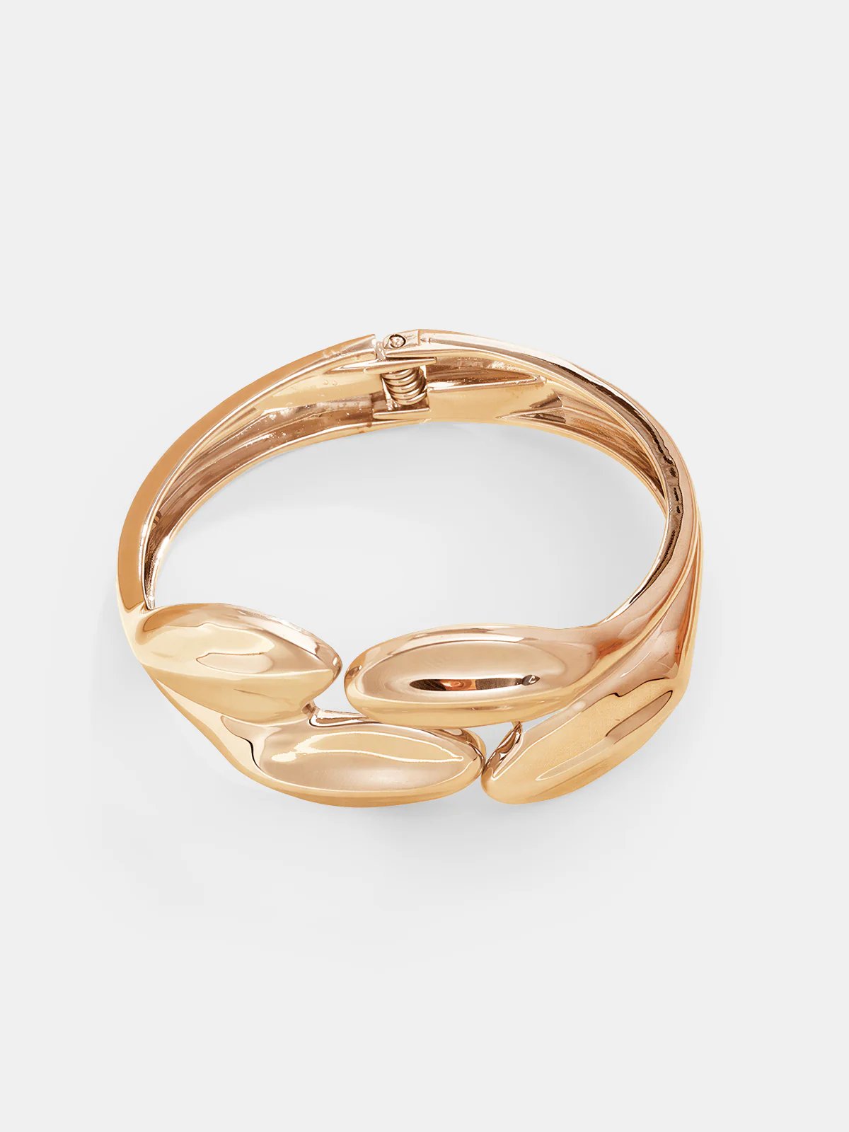 Irregular Sculpted Cuff Bracelet - Image 3