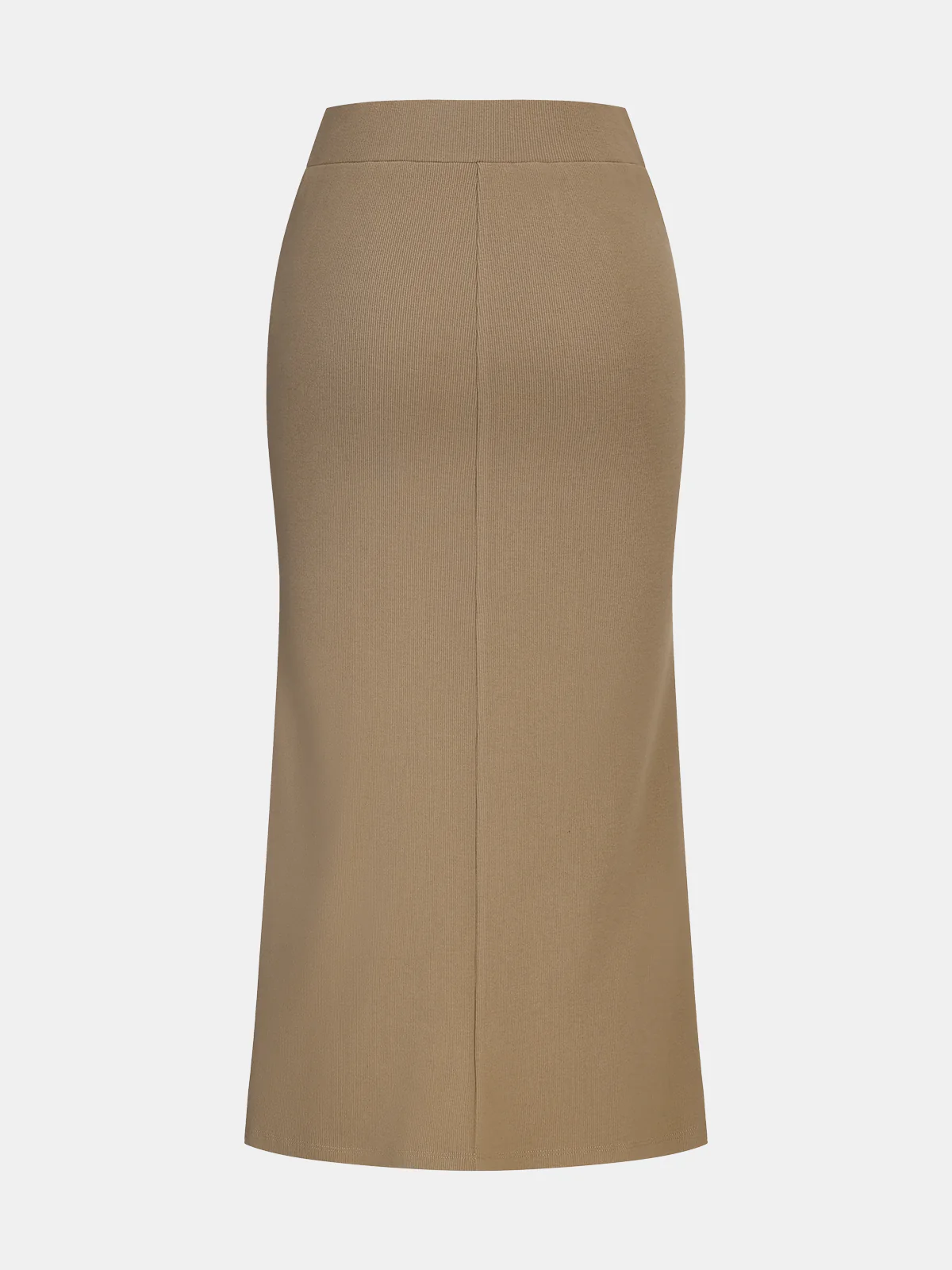 Knit Twisted Cropped Top and Skirt Set - Image 5