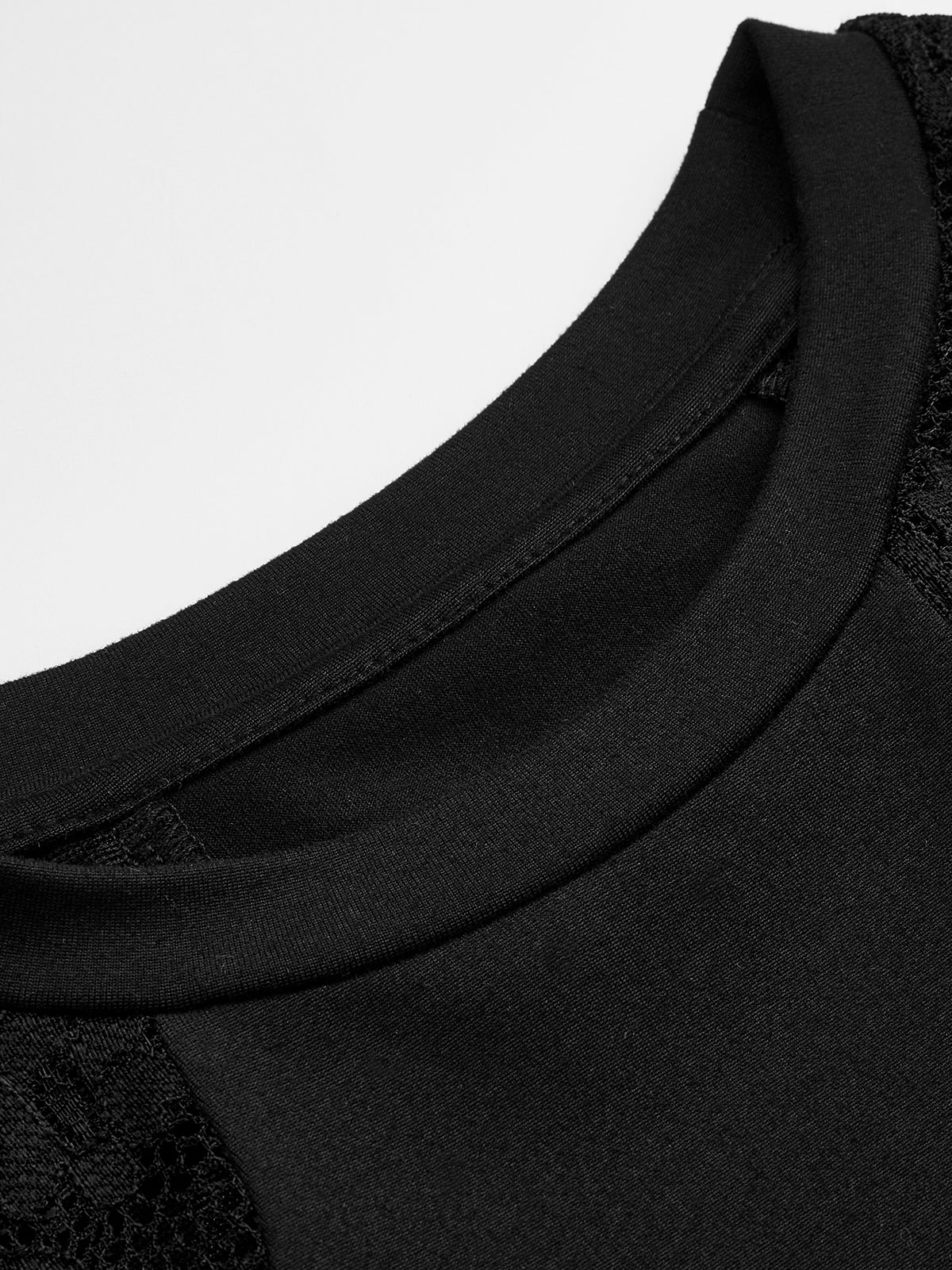 Lace-Sleeve Fitted Long-Sleeve Top - Image 3