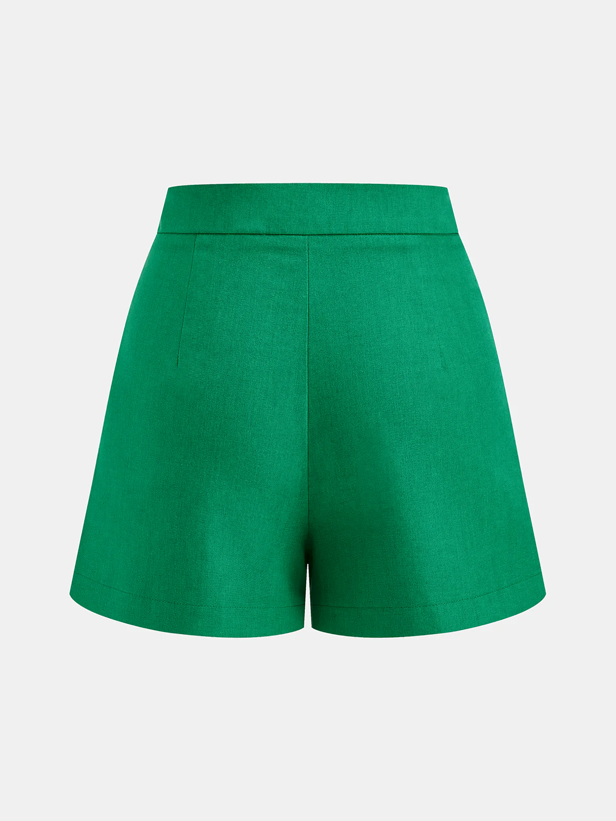 Linen-Cotton Blazer Vest & Tailored Shorts Set - Image 6