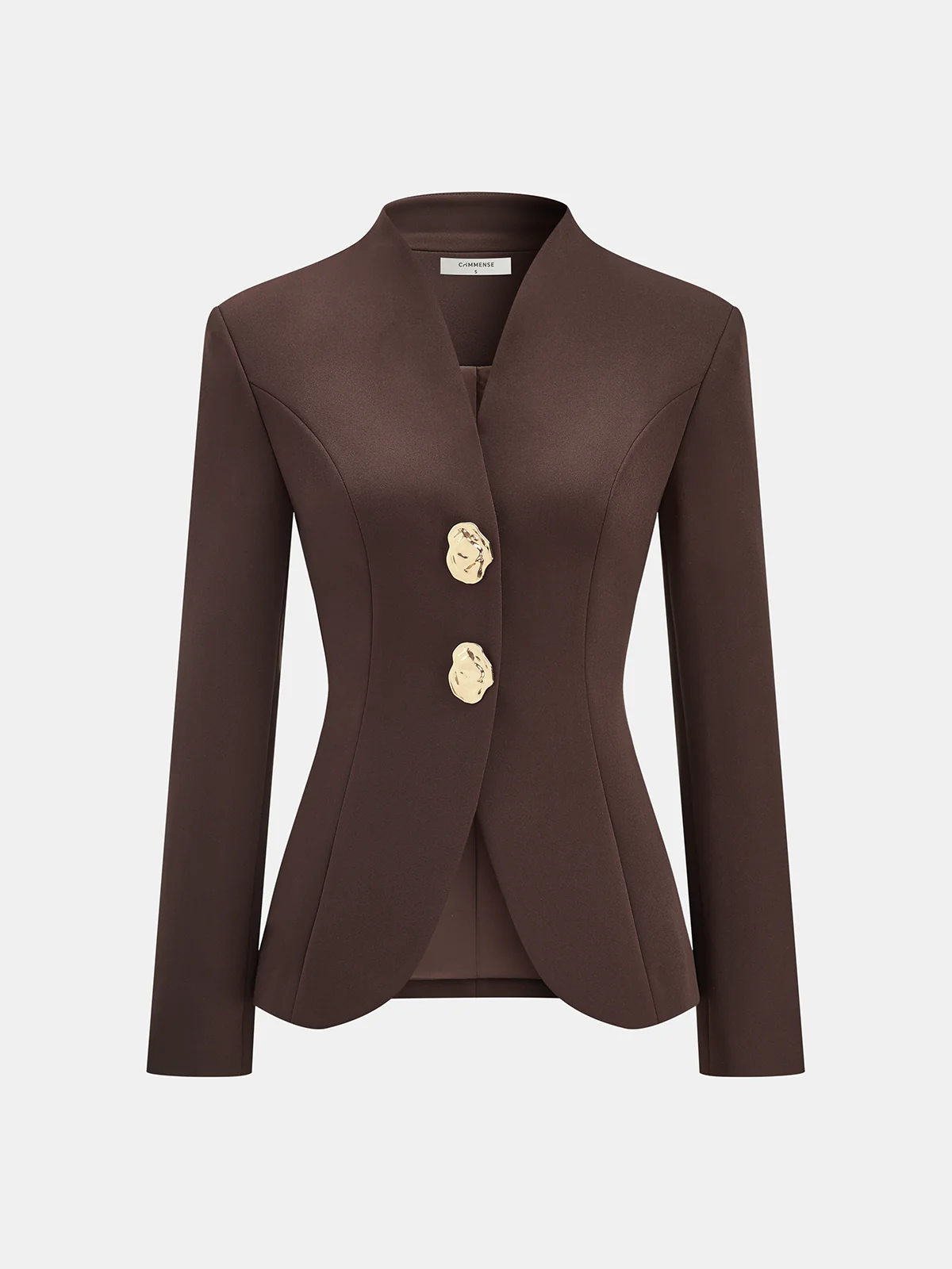 Metal Button Tailored Blazer