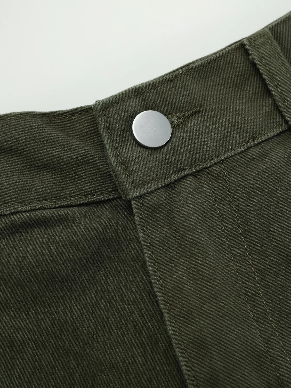 Mid-Waist Curved-Leg Pants - Image 4
