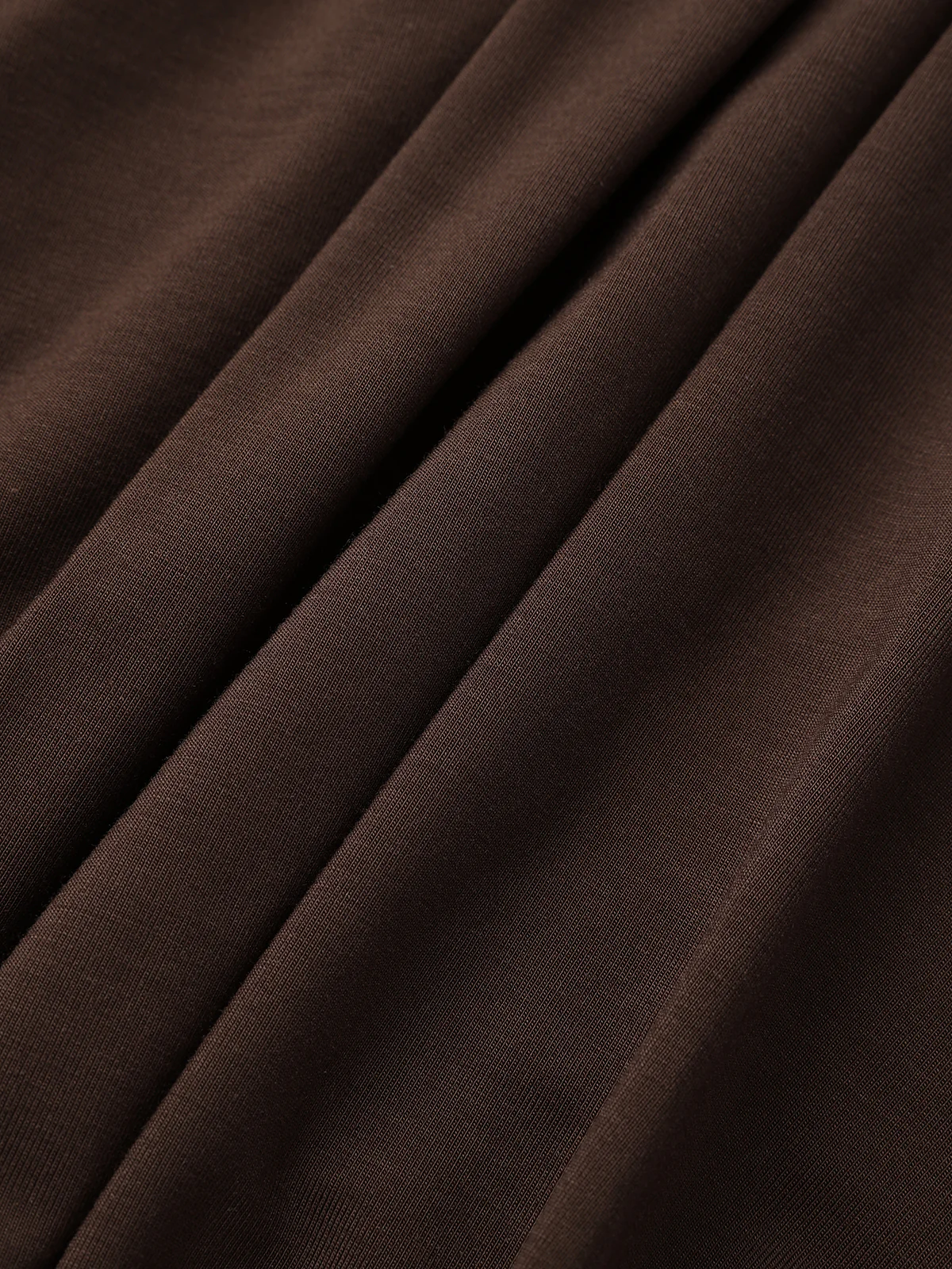 Mock Neck Ruched Modal Long-Sleeve Top - Image 3