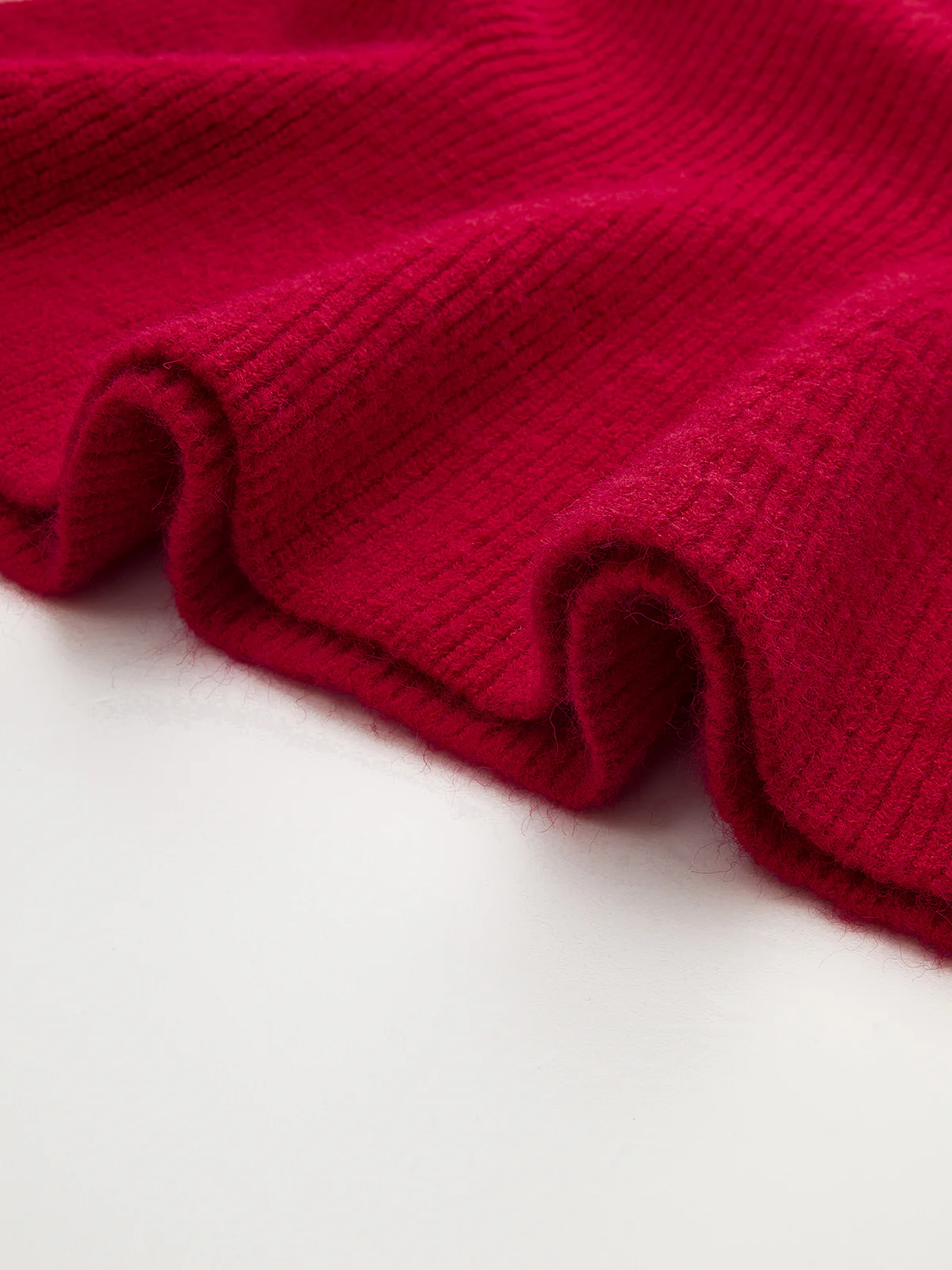 One-Shoulder Rib-Knit Peplum Sweater - Image 4