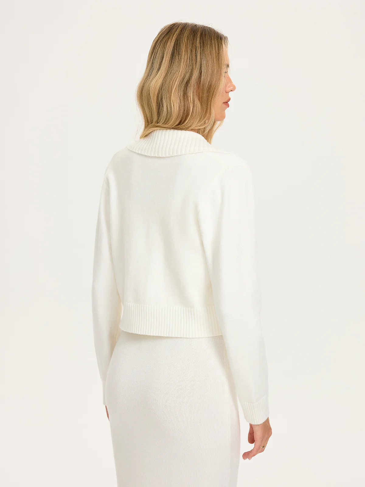 Outerwear Style Loose Knit Cardigan - Image 5