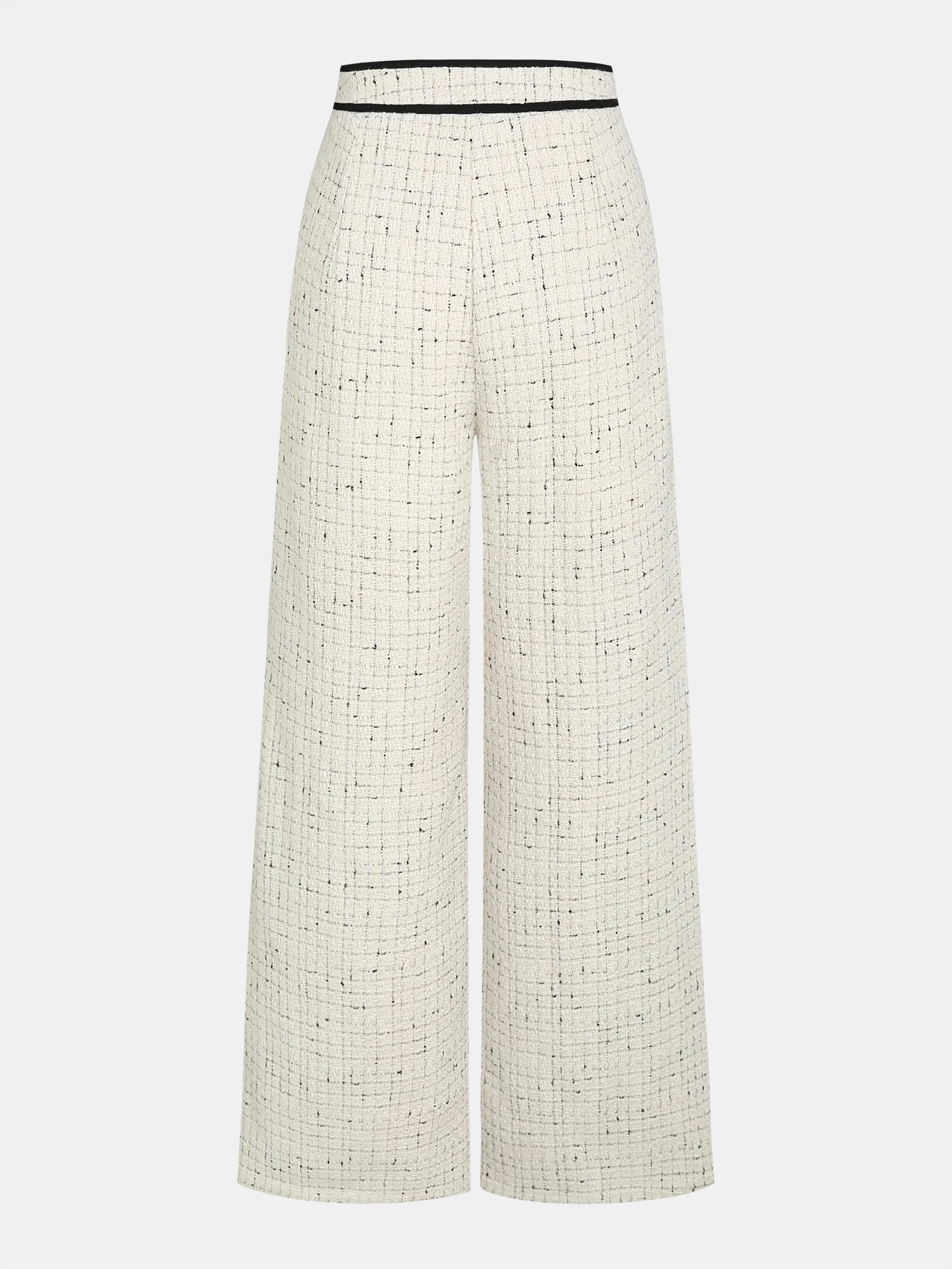 Pearl Button Tweed Jacket & Pants Set - Image 5