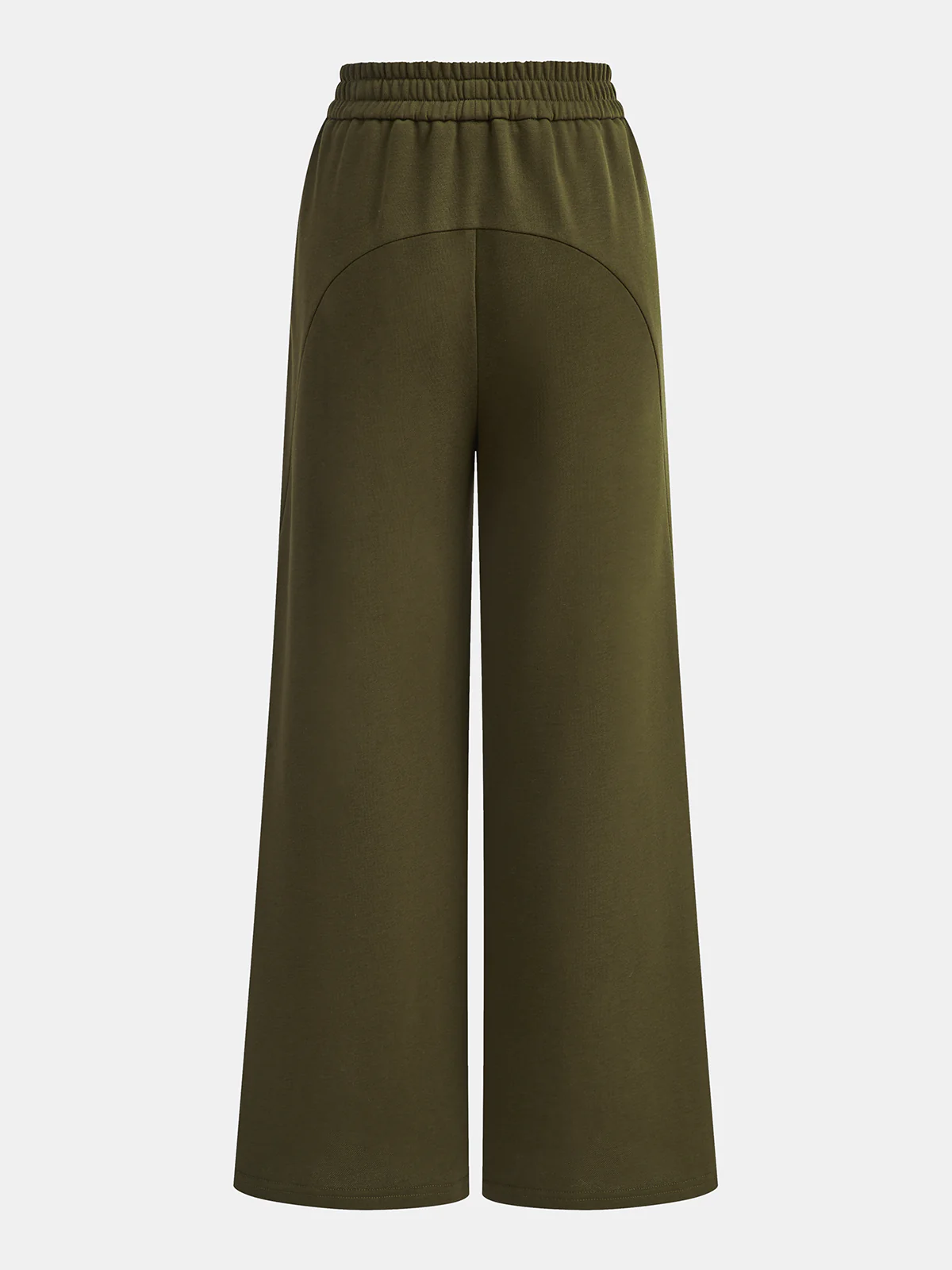 Striped Drawstring Wide-Leg Sweatpants - Image 3