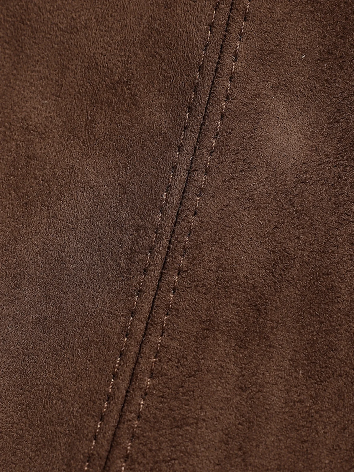 Suede Effect Large-Capacity Tote Bag - Image 6