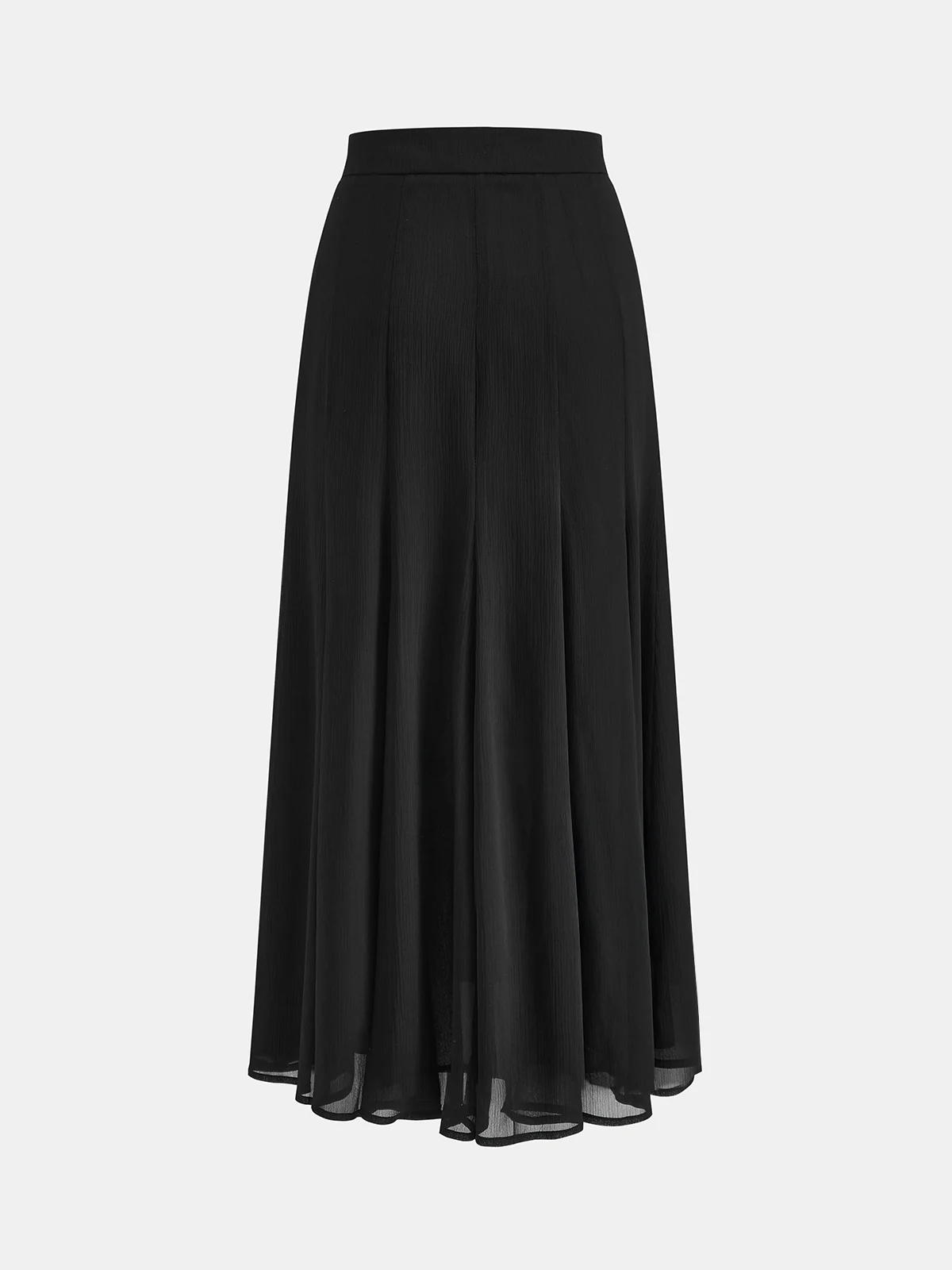 Textured Chiffon Maxi Skirt - Image 2