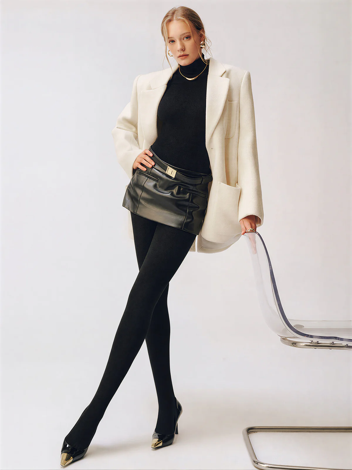 Thick Opaque Tights - Image 4