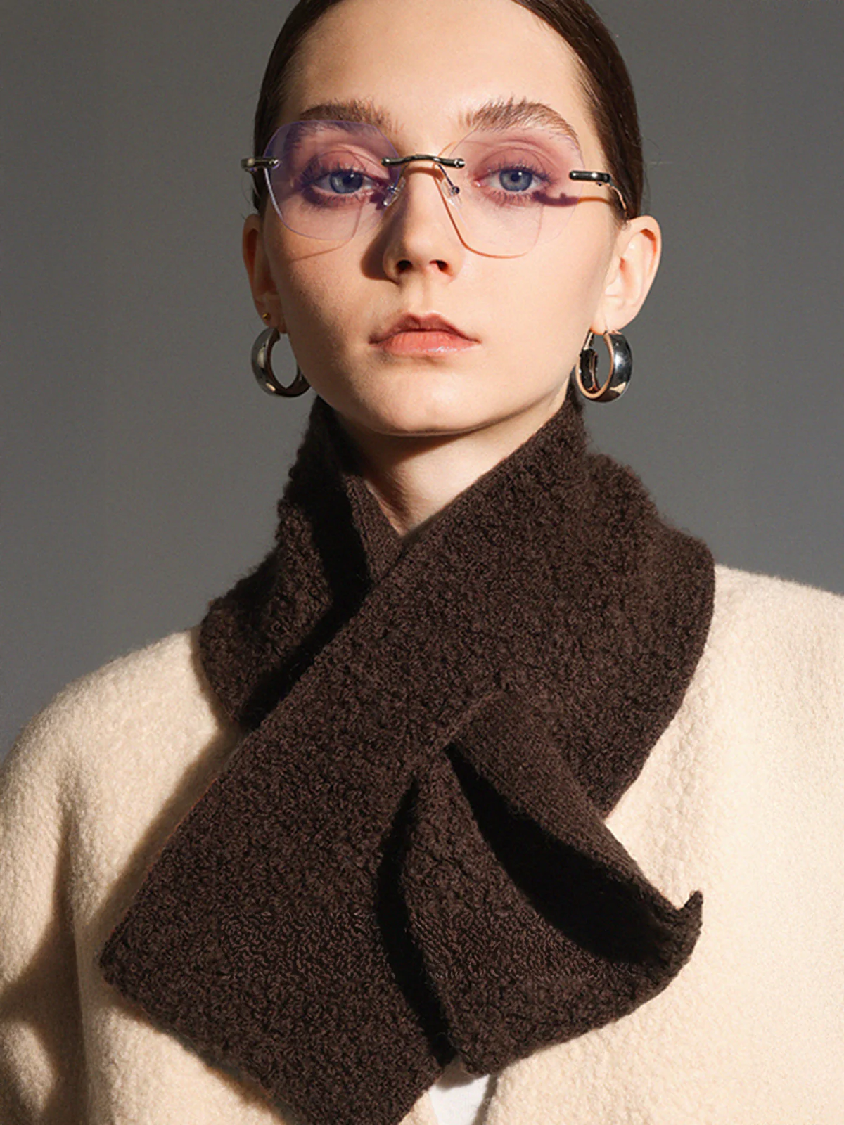 Thick Soft Wool Scarf - Image 3