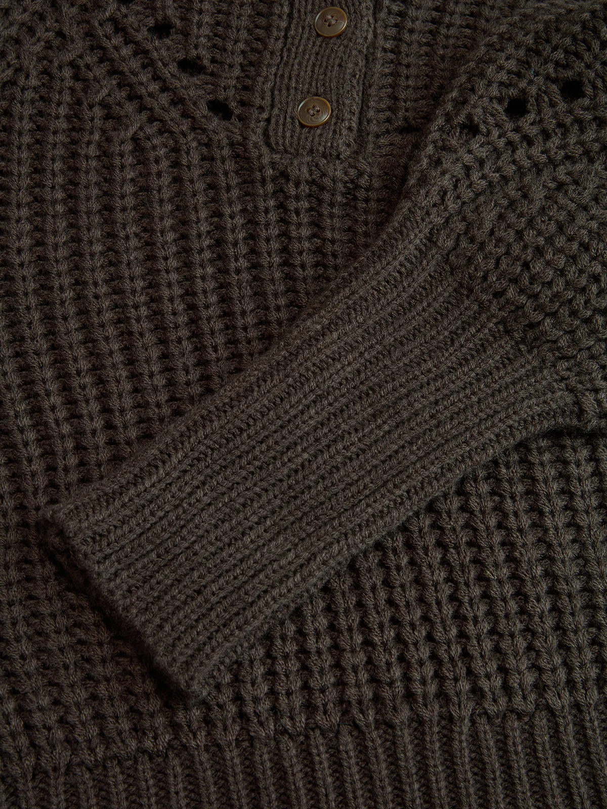 Tie-Waist Button-Front Knit Sweater - Image 4