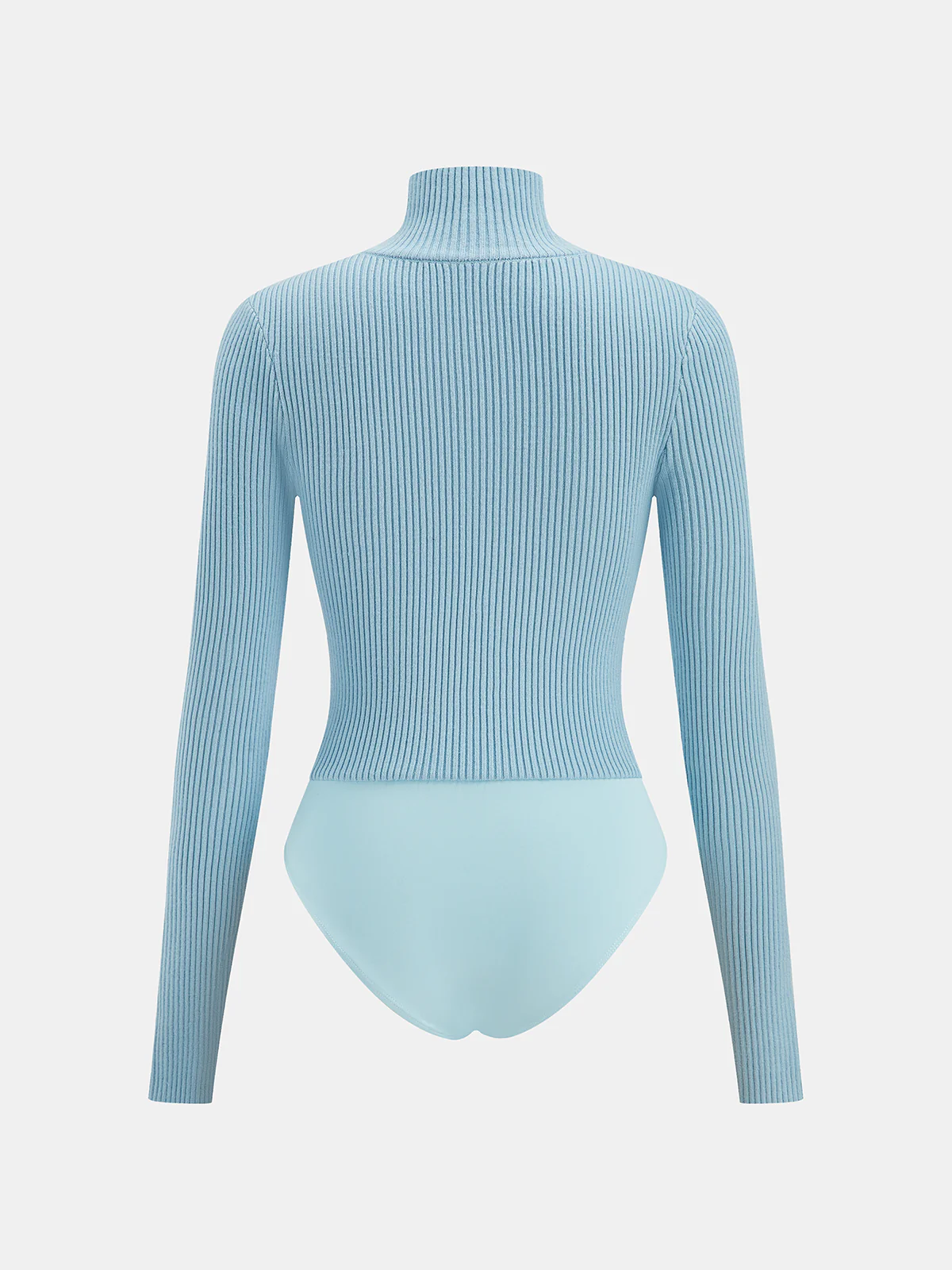 Turtleneck Rib-Knit Bodysuit - Image 2
