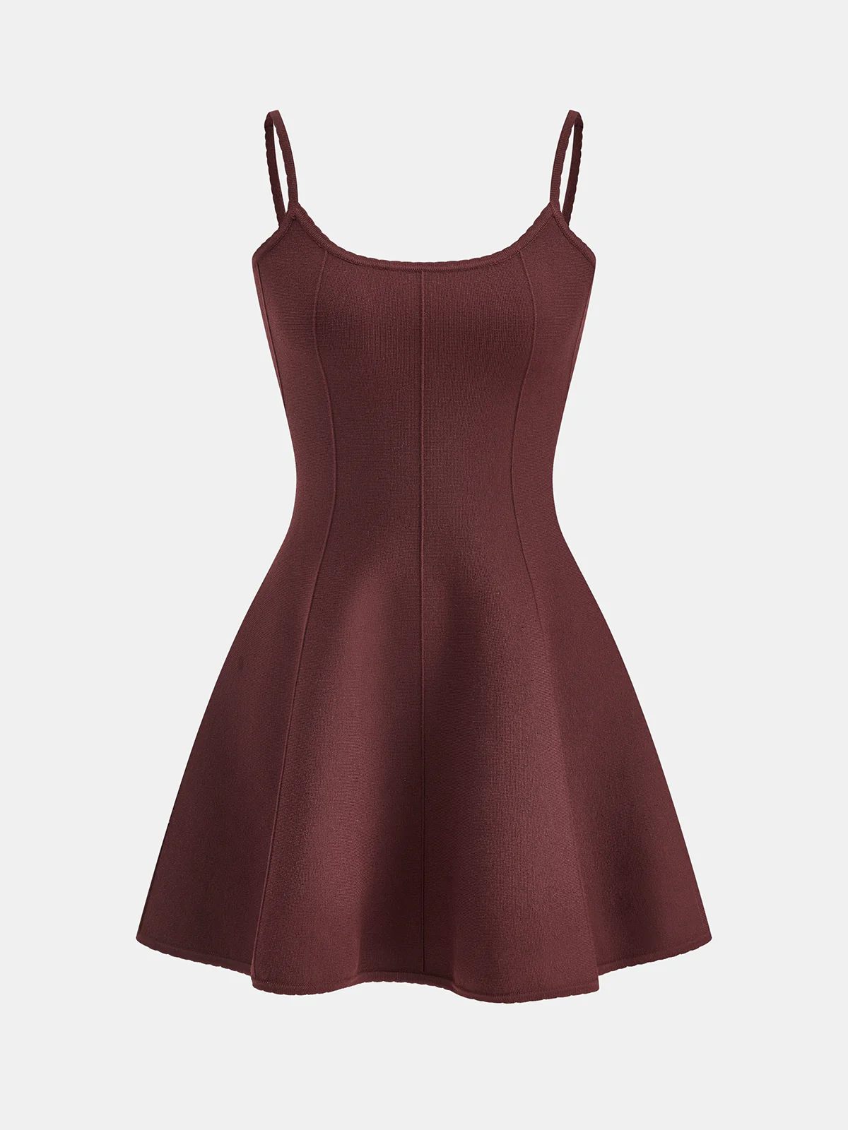 Umbrella Hem Knit Cami Mini Dress - Image 2