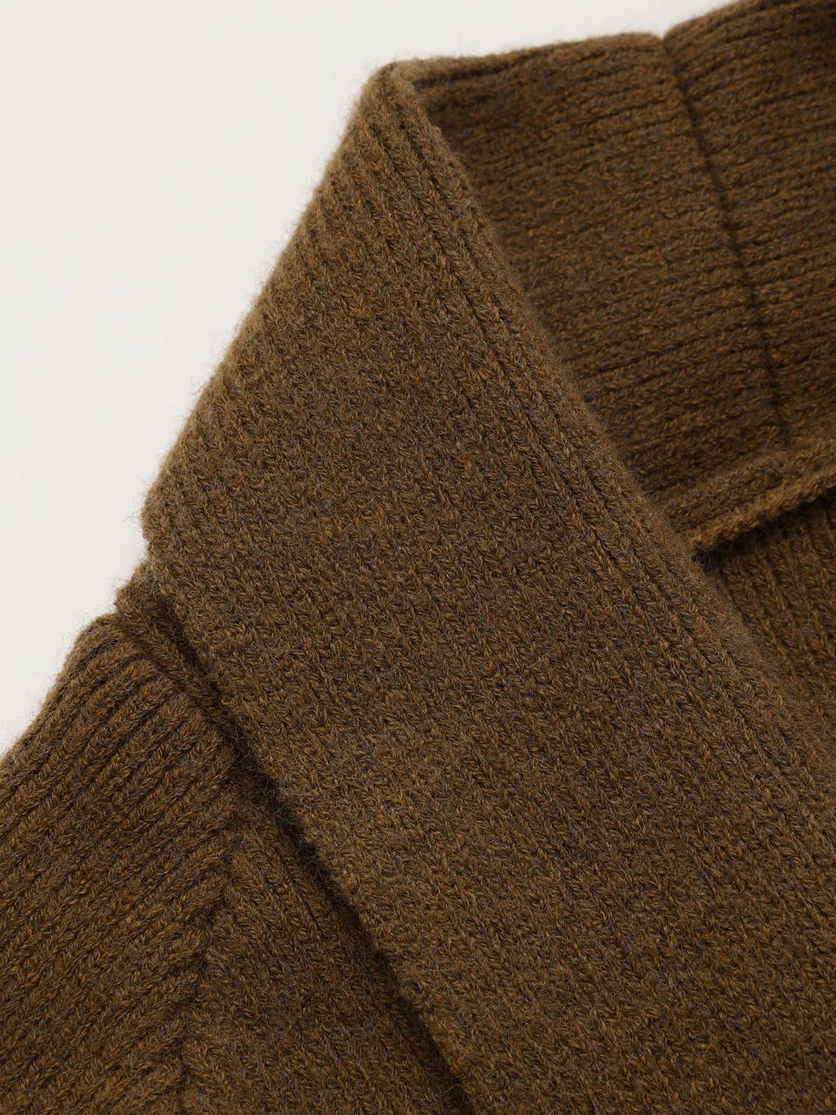 Wool Blend Tie Waist Knit Cardigan - Image 5